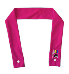 Cooling Neck Wrap Deep Pink Design